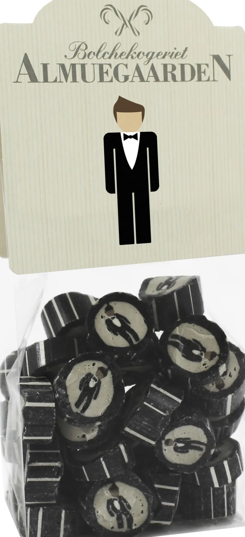 Almuegaarden Mand (Konfirmand / Gom) bolcher med smag af anis og salt