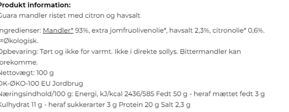 Mill & Mortar Mandler-Citron-Havsalt, ØKO Outlet