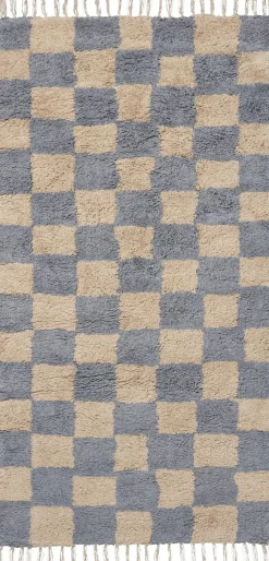 Ferm Living Mara Washable Rug - Mist Blue/Warm Sand Hot