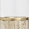Uyuni Marble lantern, Beige, 8x17,1 cm Discount