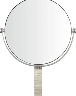 Blomus Marble Vanity Mirror, wall mounted -LAMURA- Mourning Dove Clearance