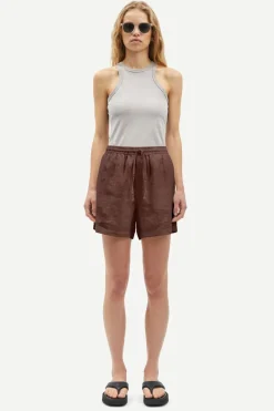 Samsøe Samsøe Maren string shorts 14329 French roast Online