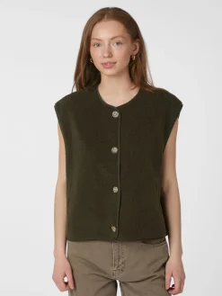 Mariko Teddy Vest>Neo Noir Sale