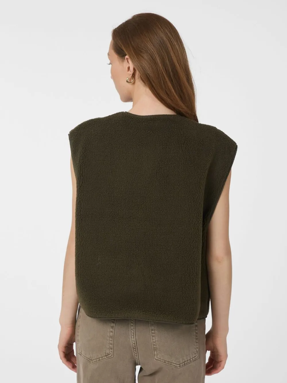 Mariko Teddy Vest>Neo Noir Sale
