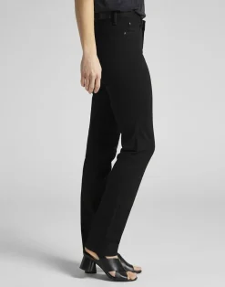 Dame Lee Marion straight black rinse jeans