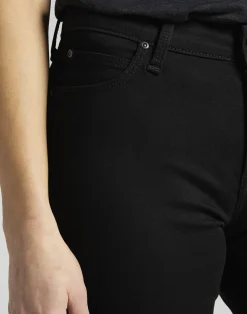 Dame Lee Marion straight black rinse jeans