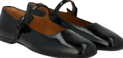 ANGULUS Mary Jane ballerina med moderat fir 1310 black Online