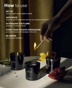 LELO Massagelys - Black Pepper & Pomegranate