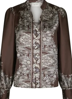 Massima Paisley Border Blouse><noscript><img width=