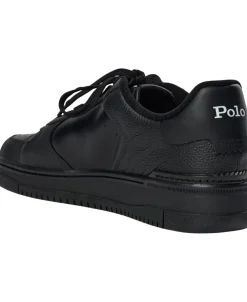 Polo Ralph Lauren Masters Court Leather Sneaker Black/black/white pp
