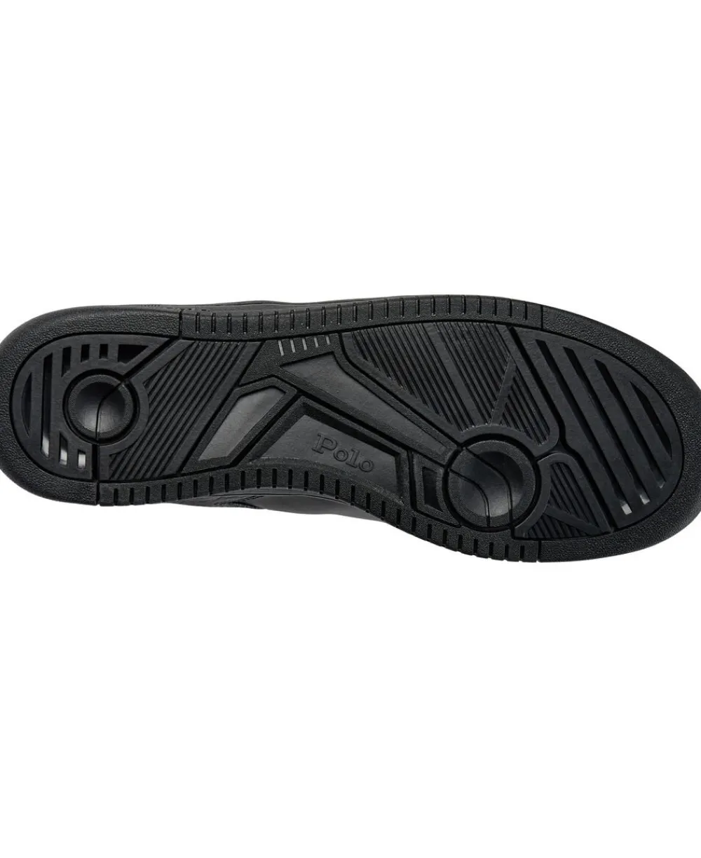 Polo Ralph Lauren Masters Court Leather Sneaker Black/black/white pp