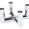 MATRIX Candle Holder - 4'arm Mini Taper - Chrome - 7,5 x 4,5>Uyuni