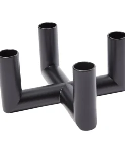 Uyuni MATRIX Candle Holder - 4'arm Mini Taper - Matte Black - 7,5