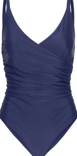 Cartel Copenhagen Medewi draperet badedragt - Ocean Mørk blå New