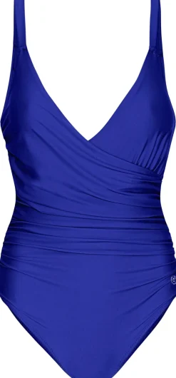 Cartel Copenhagen Medewi draperet badedragt - Cartel blue Sale