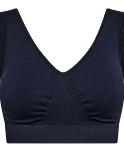 Magasin du Nord Collection Mellanie 2 S Seamless Bra Top Navy Hot