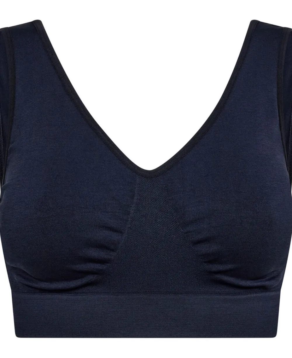 Magasin du Nord Collection Mellanie 2 S Seamless Bra Top Navy Hot