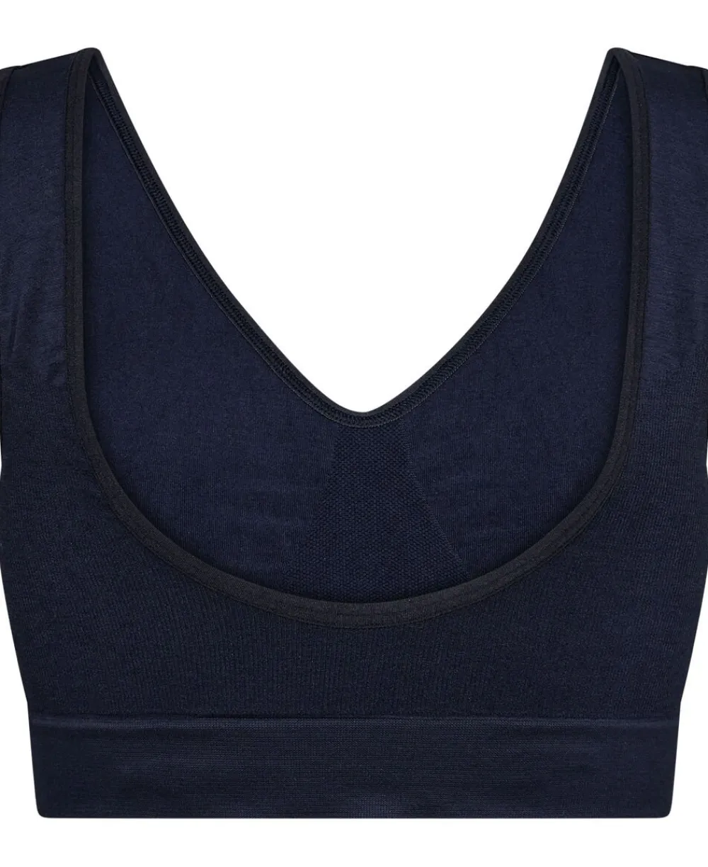 Magasin du Nord Collection Mellanie 2 S Seamless Bra Top Navy Hot