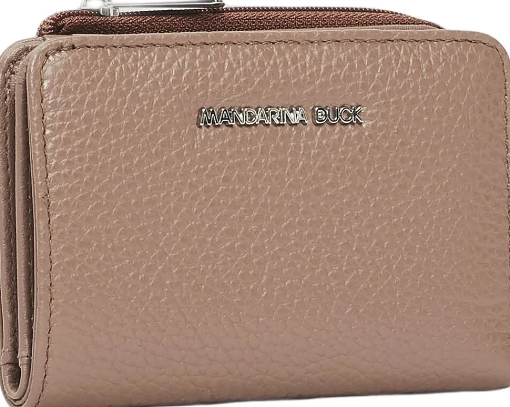 Mandarina Duck MELLOW LEATHER WALLET / Winter rose Hot
