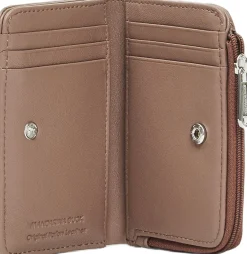 Mandarina Duck MELLOW LEATHER WALLET / Winter rose Hot