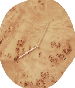 Melt Wall Clock - Natural Burl>Ferm Living Hot