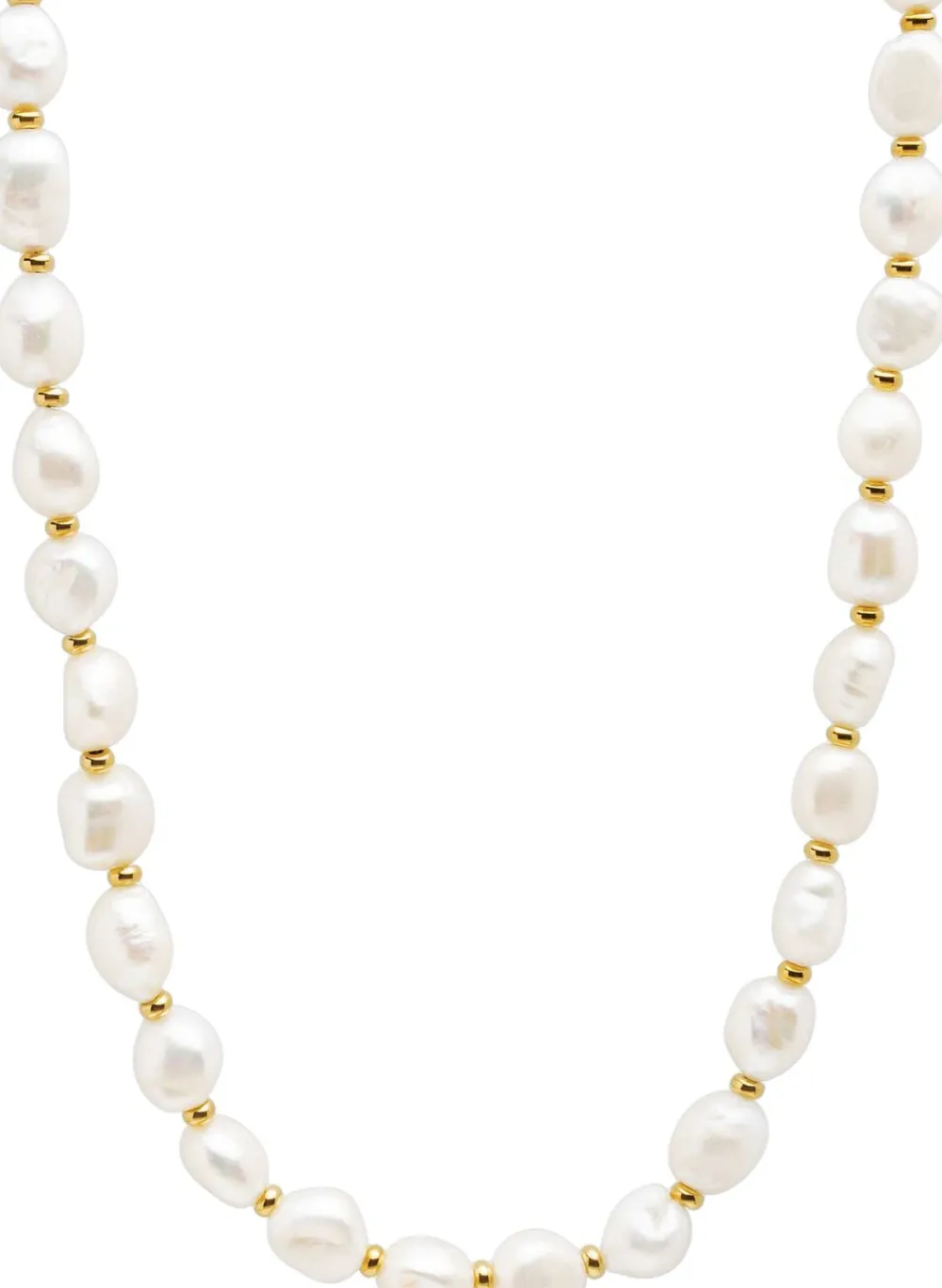 Nialaya Men's Baroque Necklace