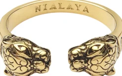 Men's Plated Panther Ring>Nialaya New
