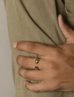 Men's Plated Panther Ring>Nialaya New