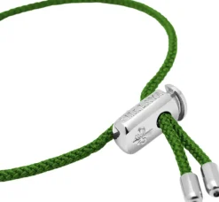 Nialaya Men's String Bracelet with Adjustable Stainless Steel Lock