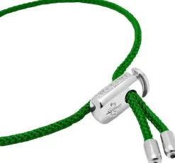 Nialaya Men's String Bracelet with Adjustable Stainless Steel Lock