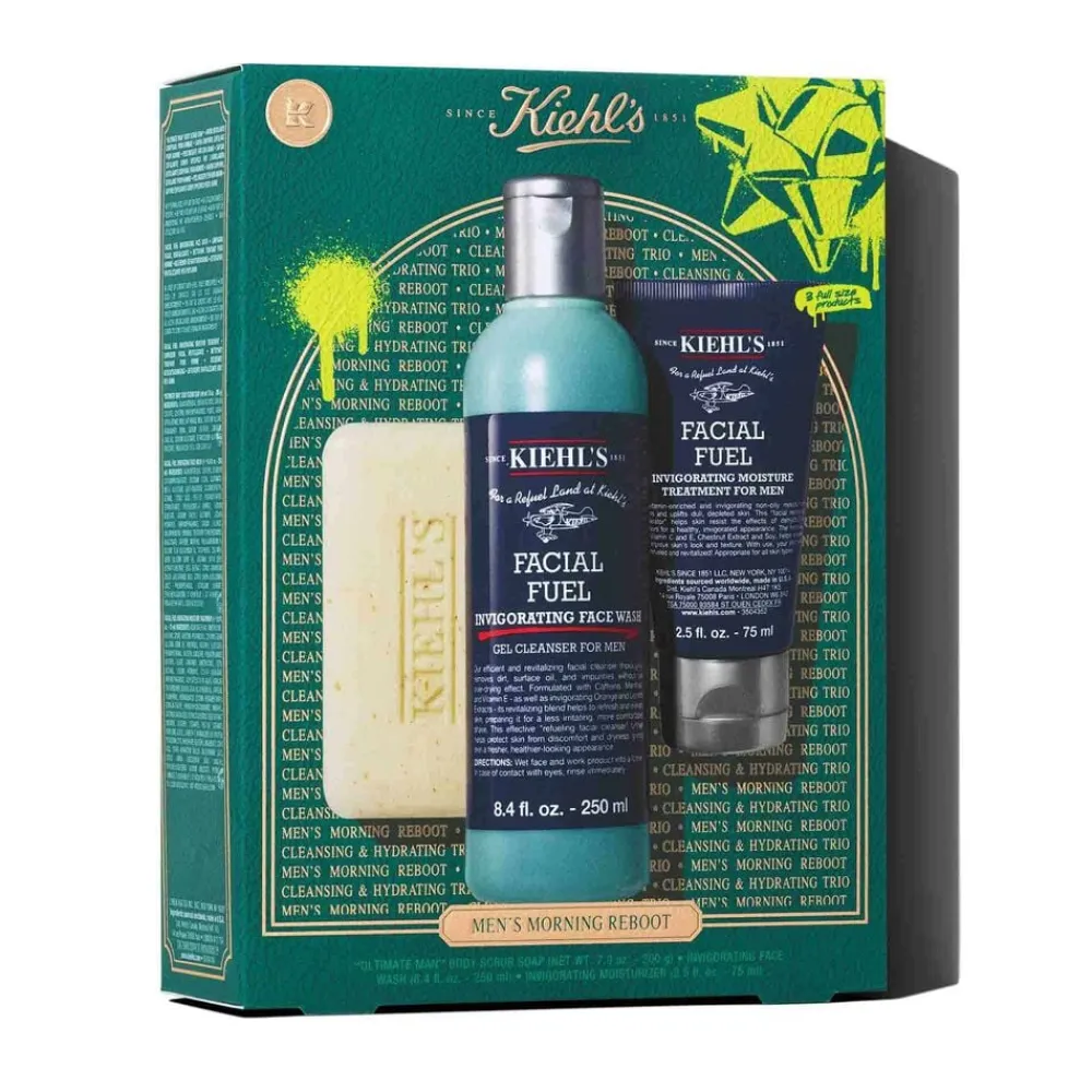 Mens Morning Reboot Holiday set>Kiehl's Discount
