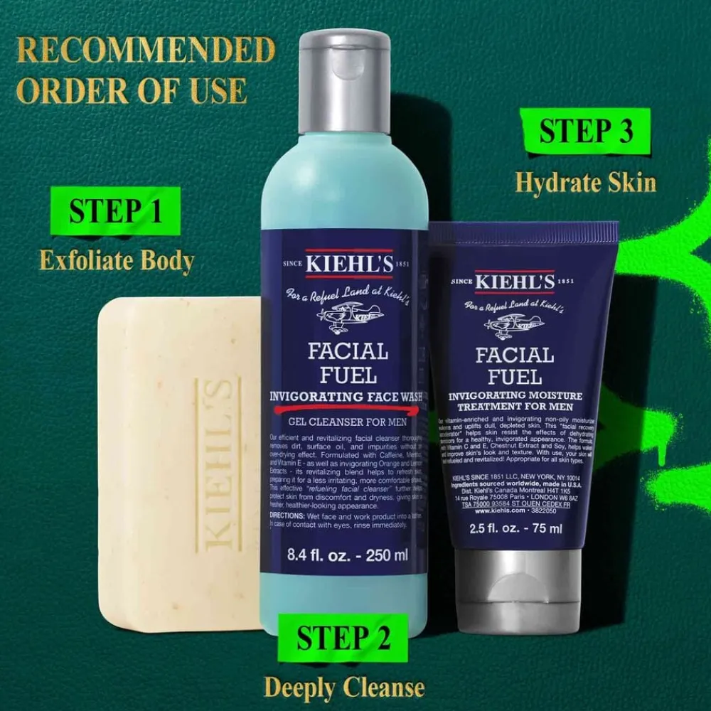 Mens Morning Reboot Holiday set>Kiehl's Discount