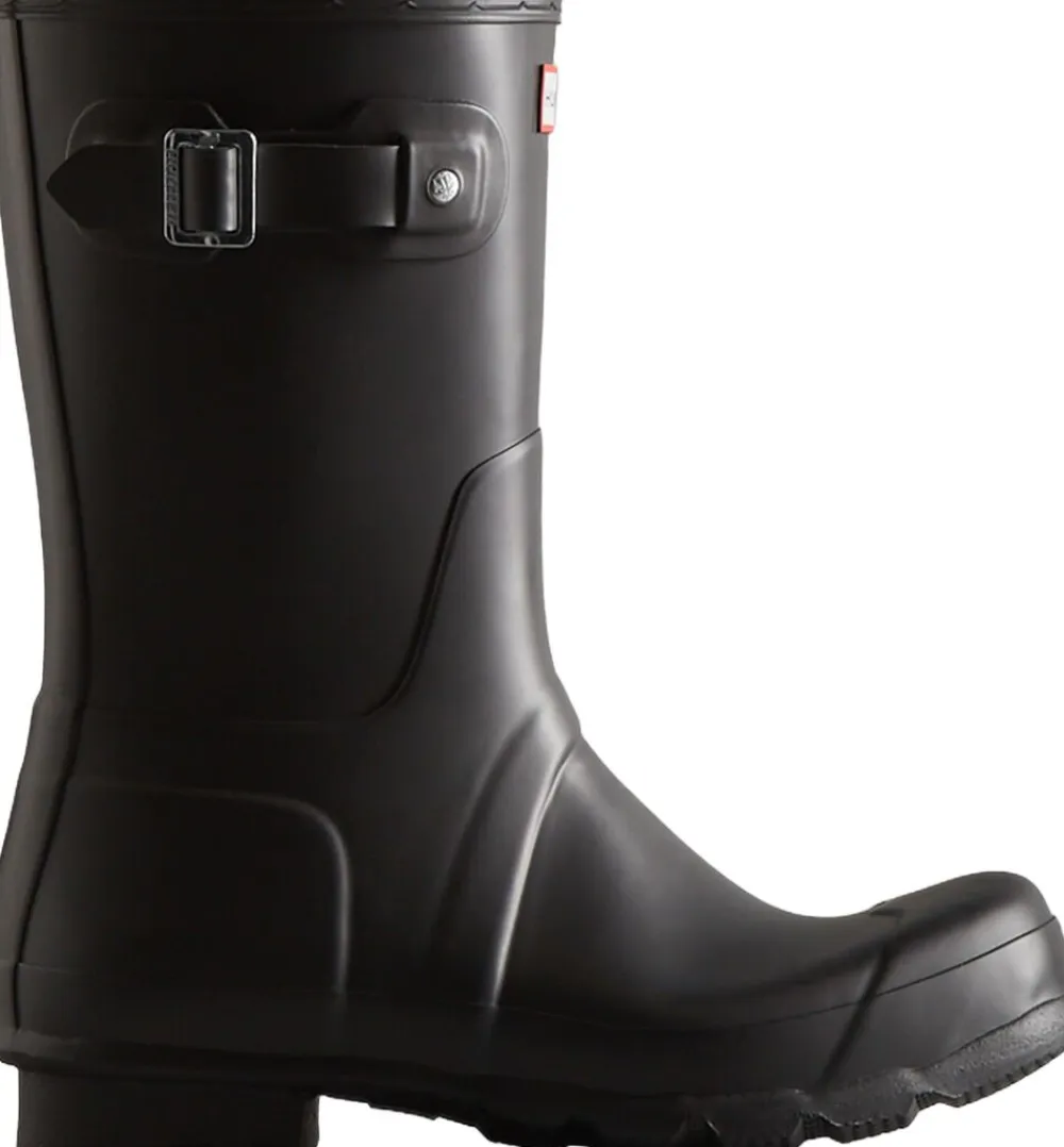 Hunter MENS ORIGINAL SHORT BOOT Black New