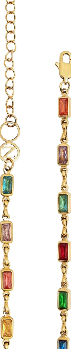 Nialaya Men's Rectangle Tennis Necklace