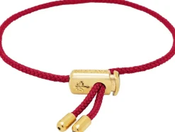 Nialaya Men's String Bracelet with Adjustable Gold Lock
