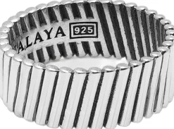 Nialaya Men's Sterling Band Ring Silver