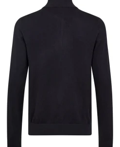 PS Paul Smith MENS SWEATER ZIP NECK ZEB BAD Sort Outlet