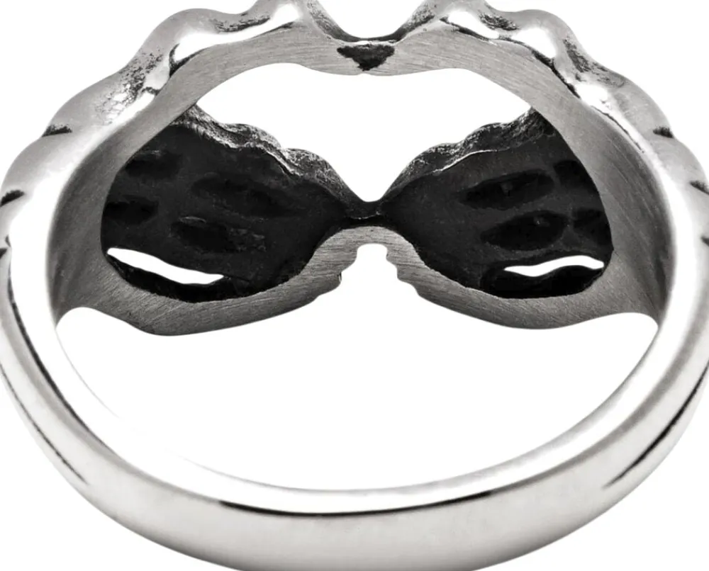 Nialaya Men's Vintage Skeleton Ring