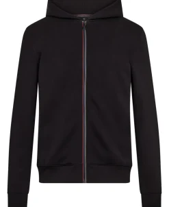 PS Paul Smith MENS ZIP HOODIE SPORTS STRIPE Sort