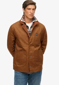 MERCHANT WAXED WORKER JACKET><noscript><img width=