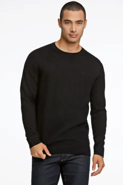 Lindbergh Merino strik med rund hals