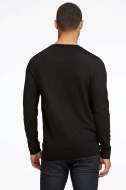 Lindbergh Merino strik med rund hals