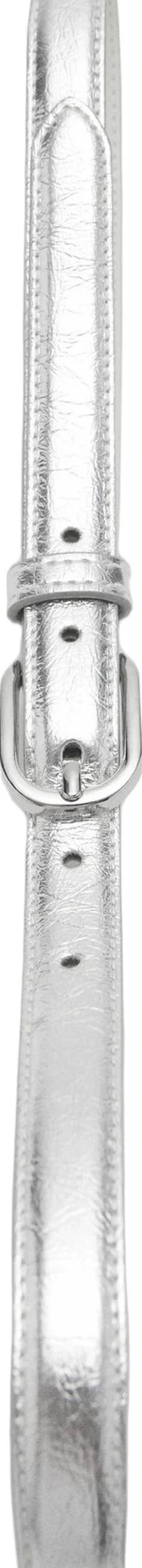 MANGO Metal buckle belt Silver Online