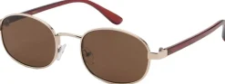 Dame MANGO Metallic frame sunglasses