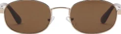 Dame MANGO Metallic frame sunglasses