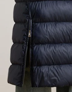 Lauren Ralph Lauren Metallic Funnelneck Down Maxicoat Dk navy Hot