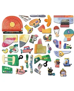 mierEdu - Magnetisk rejsesæt - Flyvemaskiner New