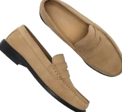 Garment Project Miles Penny Loafer - Suede Earth Outlet