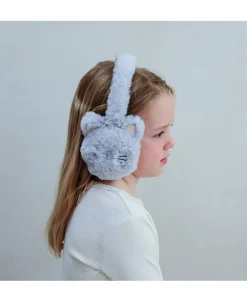 Børn Mimi & Lula - Ørevarmere - Grey Kitty Cat