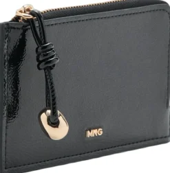 Mini beaded cardholder>MANGO Online